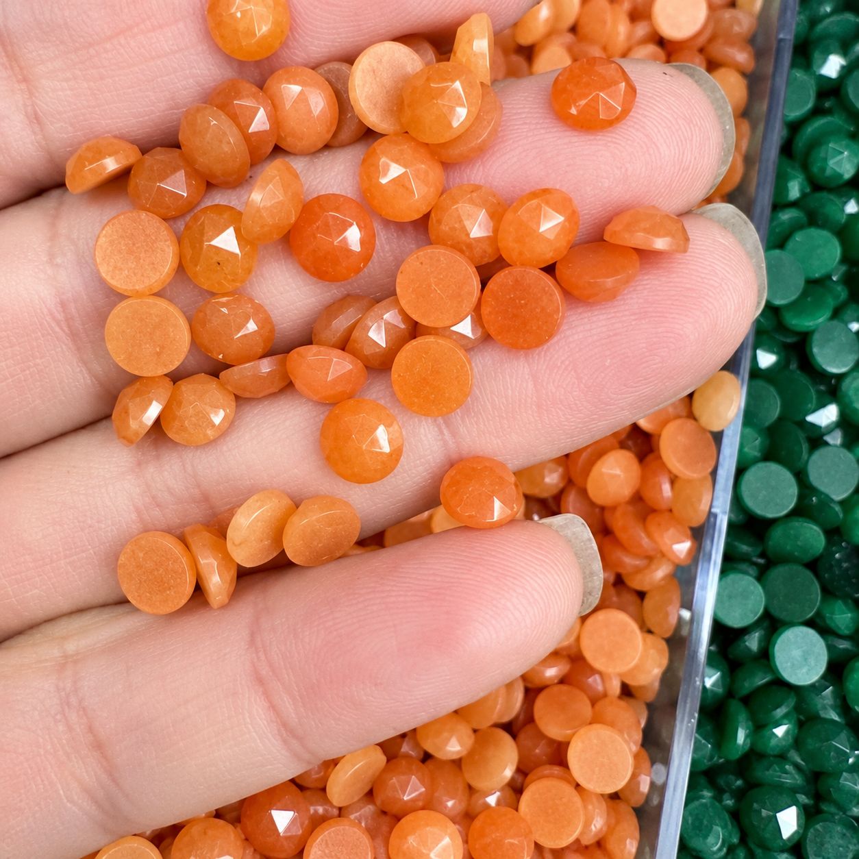 8:Orange jade