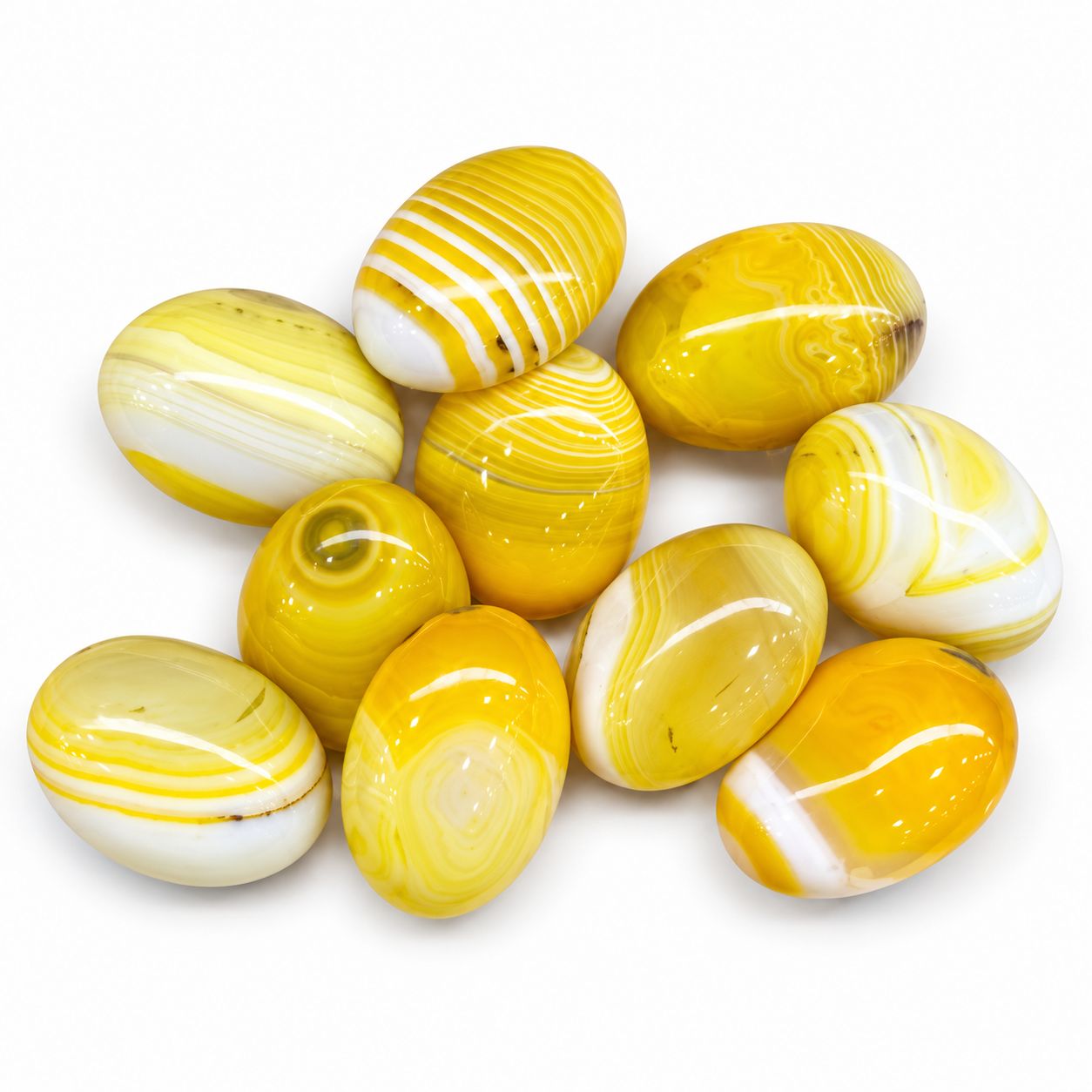 Yellow agate 18*25mm