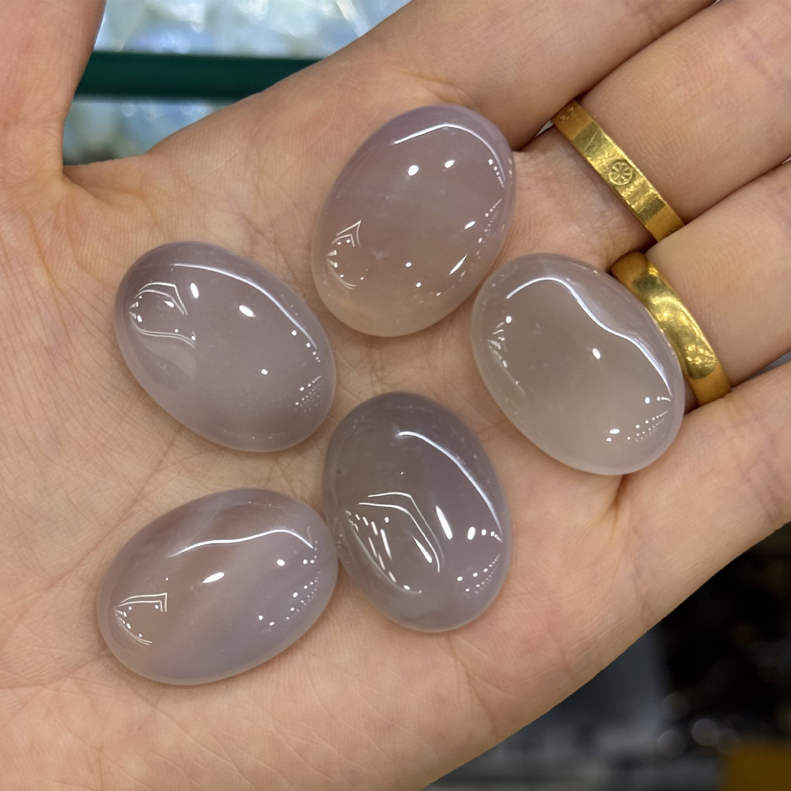 Gray agate 18*25mm
