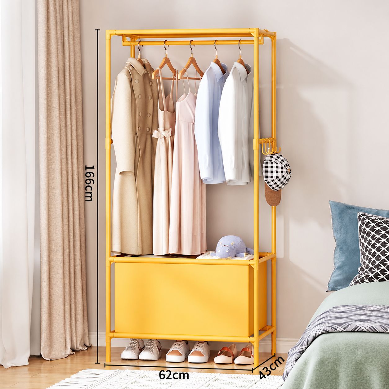 Single Row yellow-no curtain