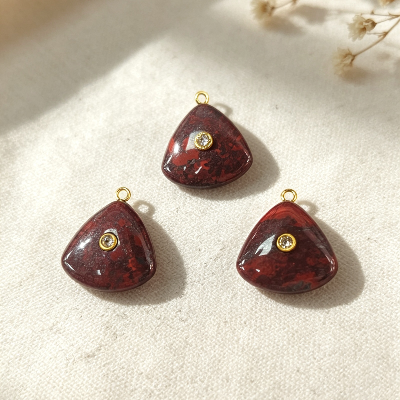 Flower red 20mm