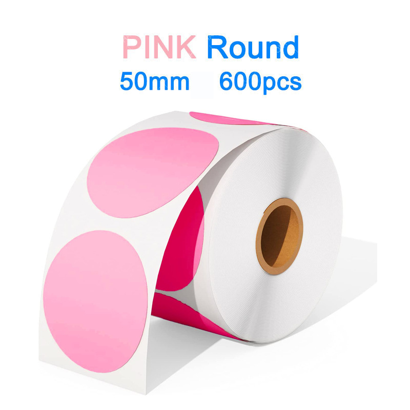 Pink 50mm (600 sheets/roll)