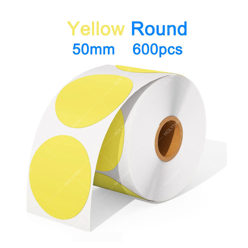 Yellow 50mm (600 sheets/roll)