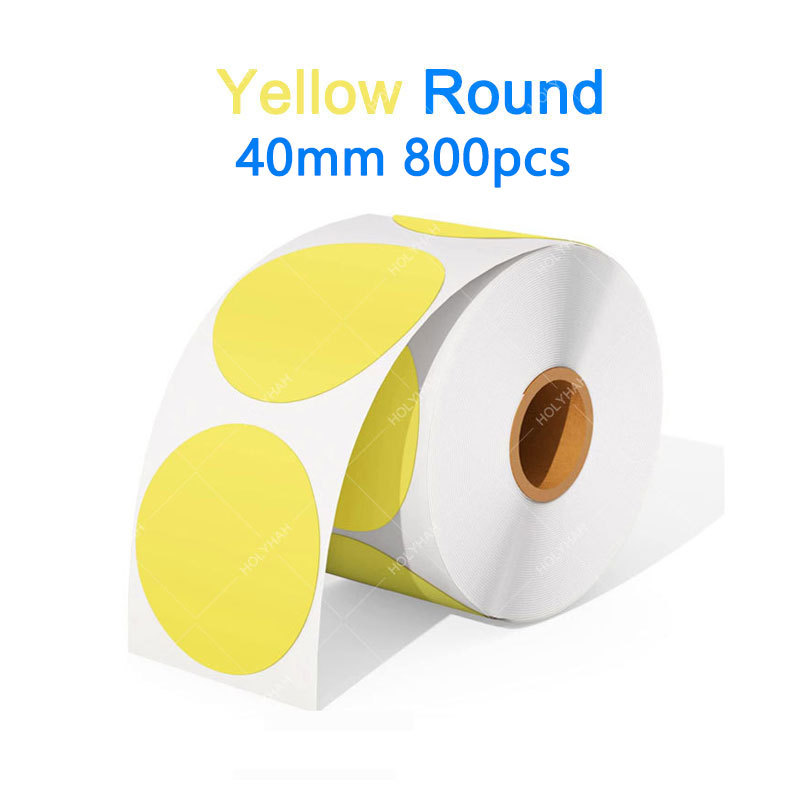 Yellow 40mm (800 sheets/roll)