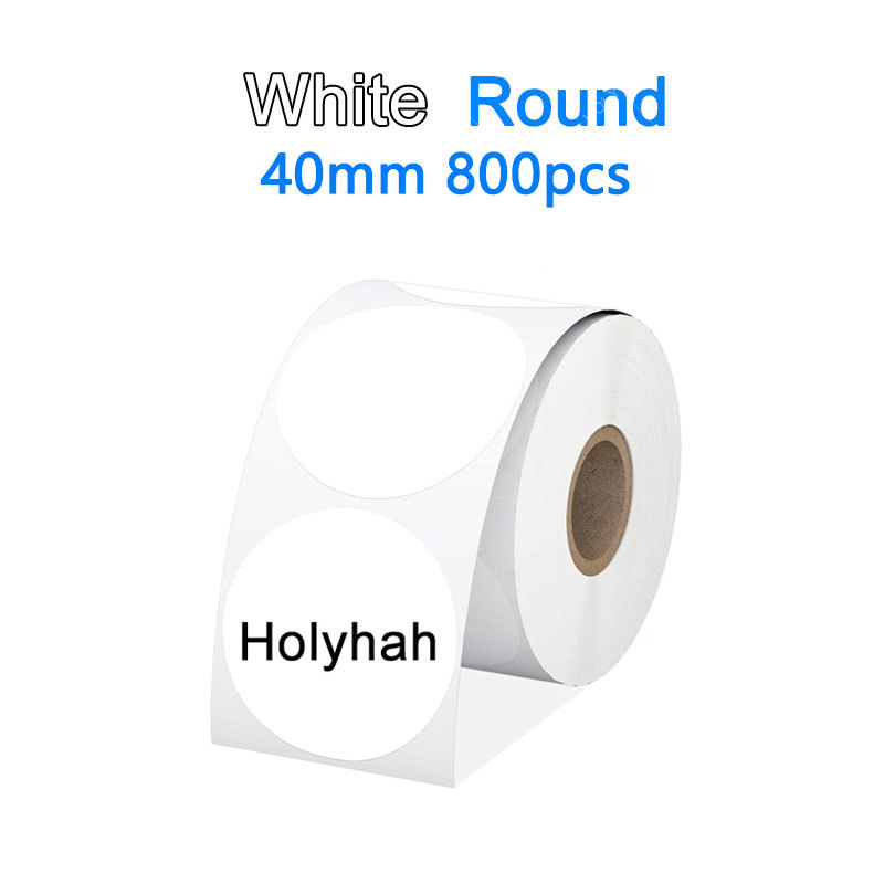 White 40mm (800 sheets/roll)