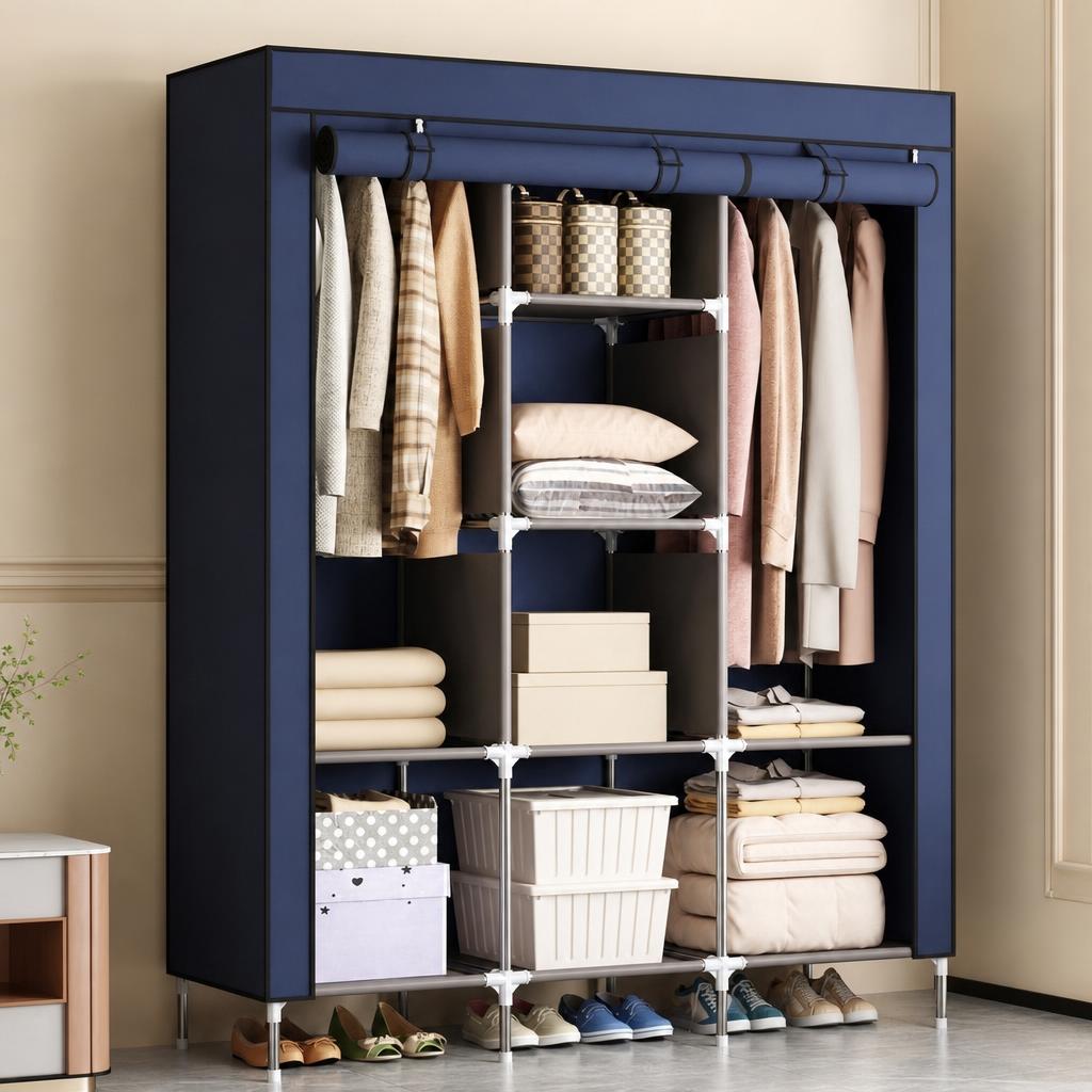 88130 navy blue eight grid [one box x6pcs]