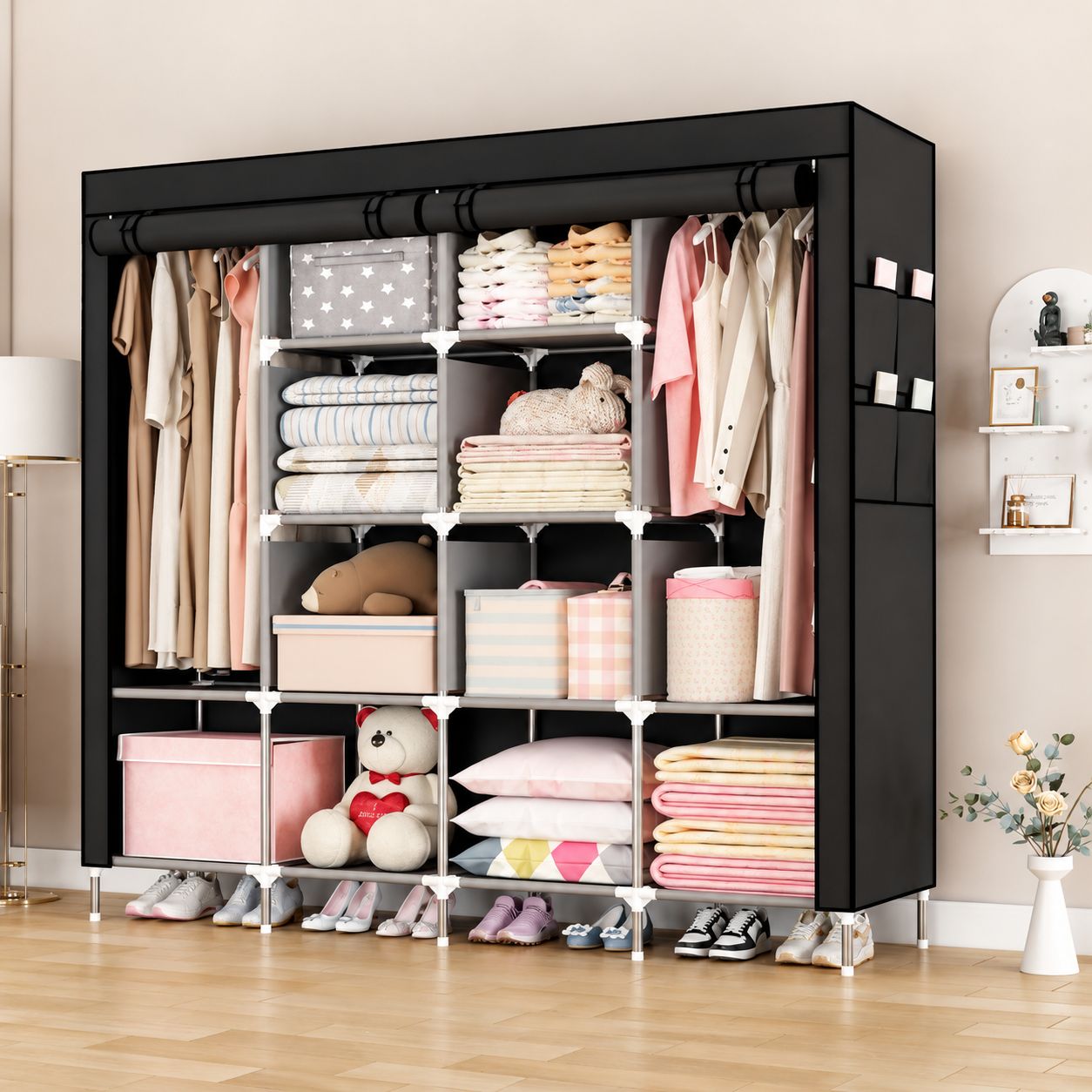 28170 black twelve grids [one box x6pcs]
