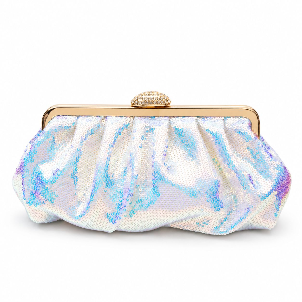 Colorful white fish scales