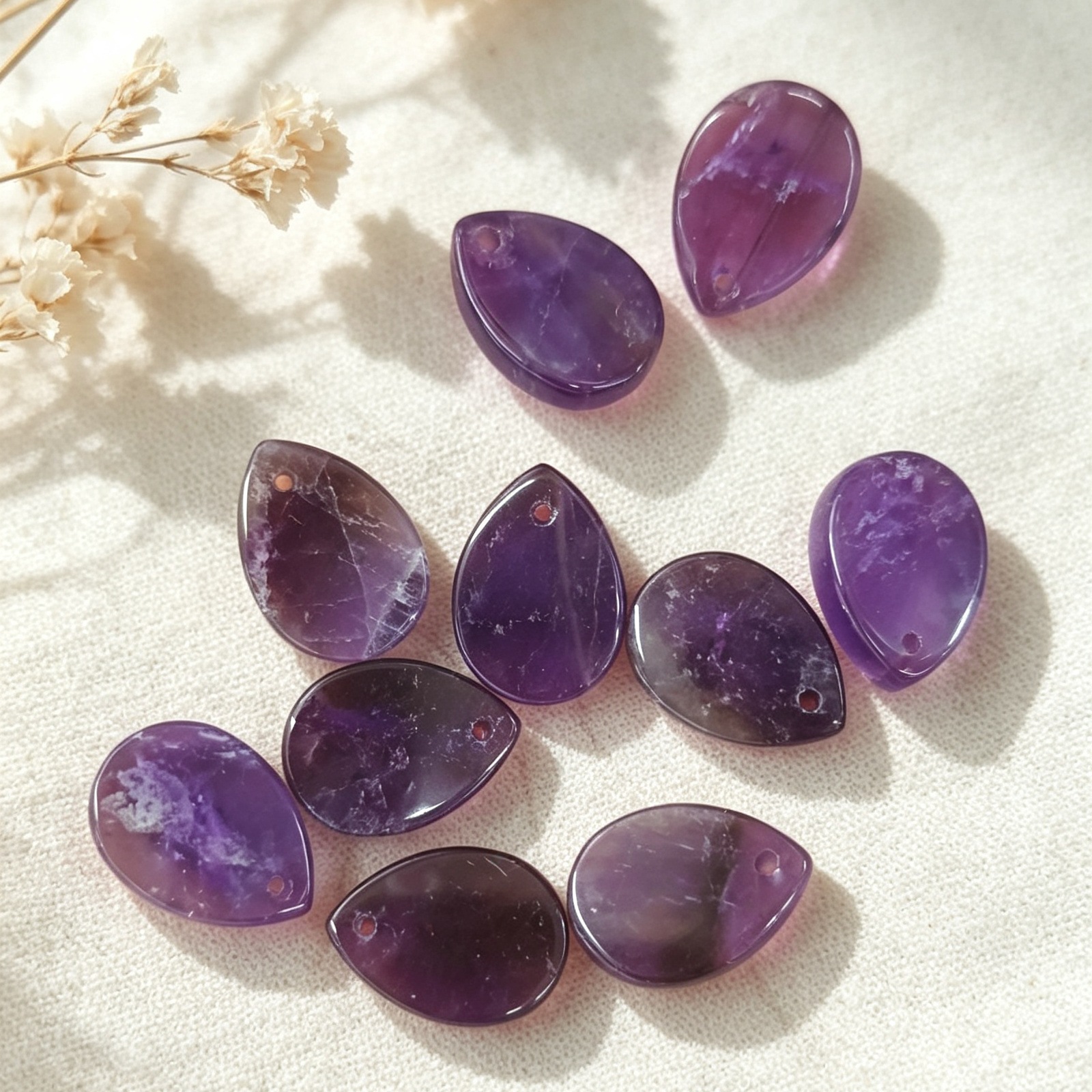 Amethyst 13*18mm thick 4mm