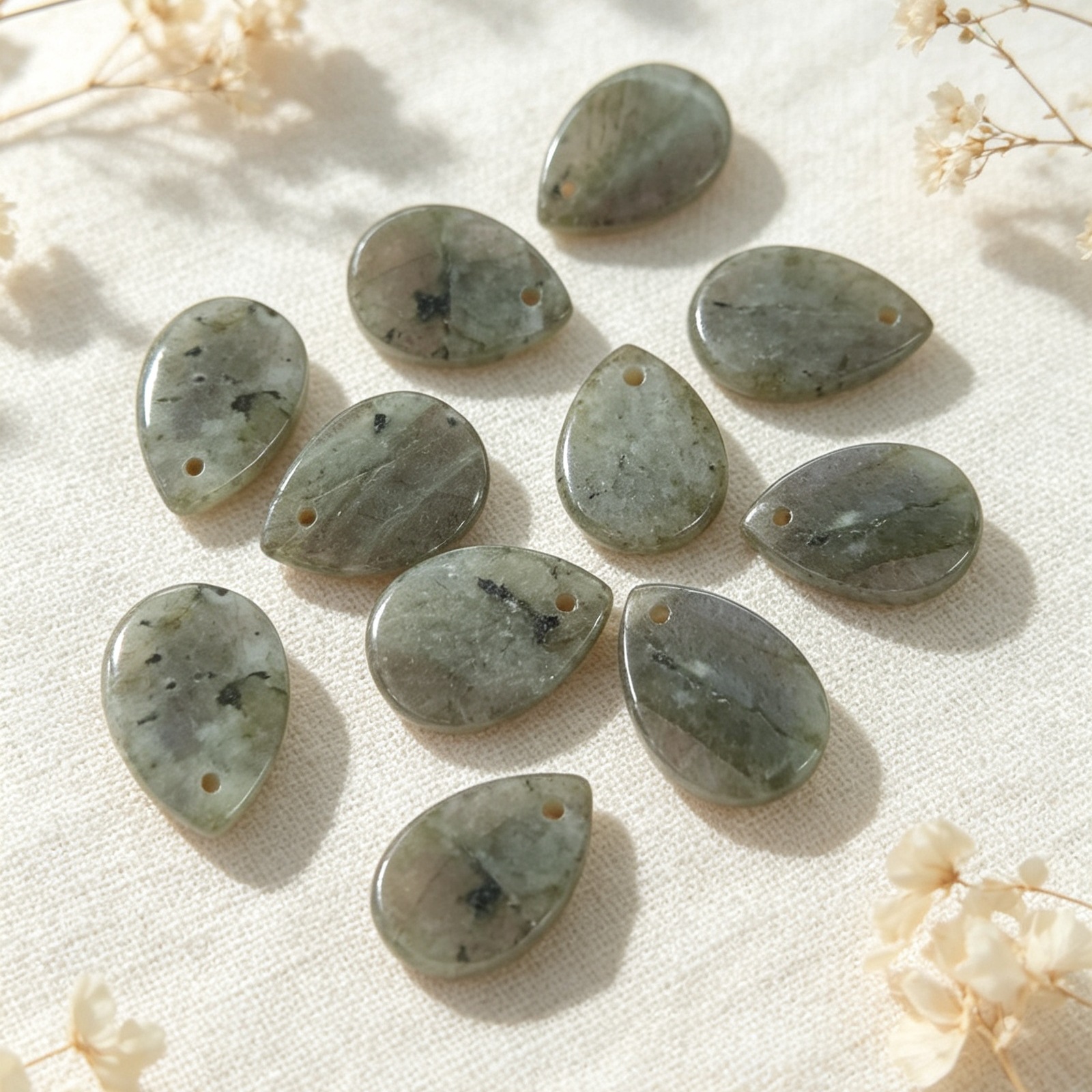 Gray Flash 13*18mm thick 4mm