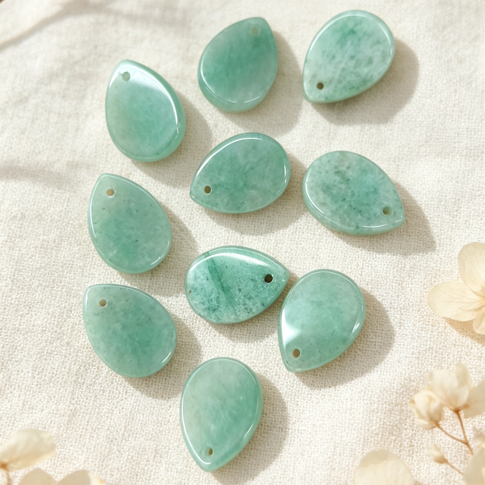 Green Aventurine 13*18mm thick 4mm
