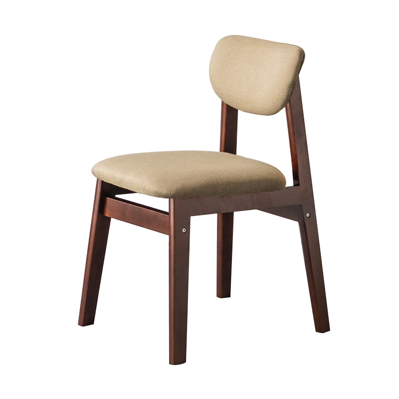 Khaki Seat Cushion [Linen] with Brown Legs