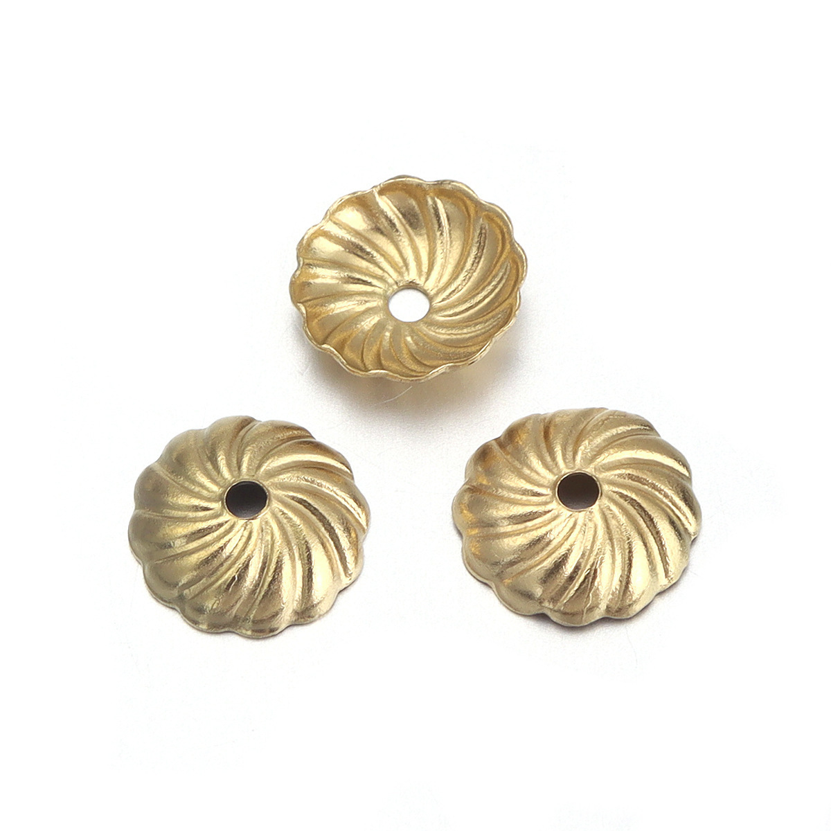 4:Threaded disc, gold color, 7mm