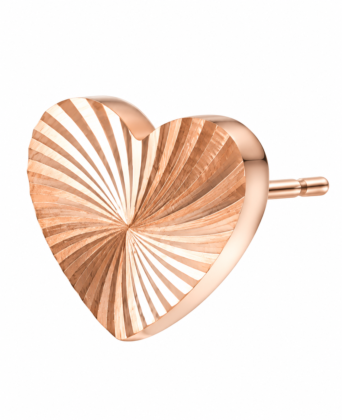 3:Heart style rose gold