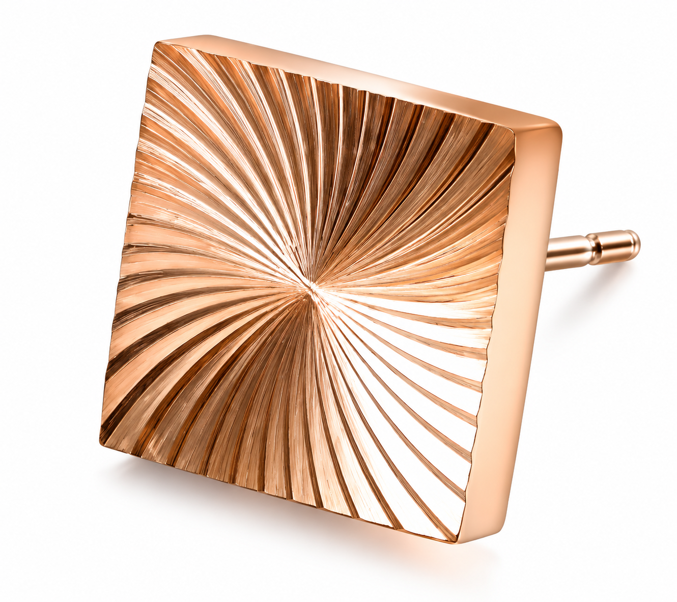 6:Square rose gold