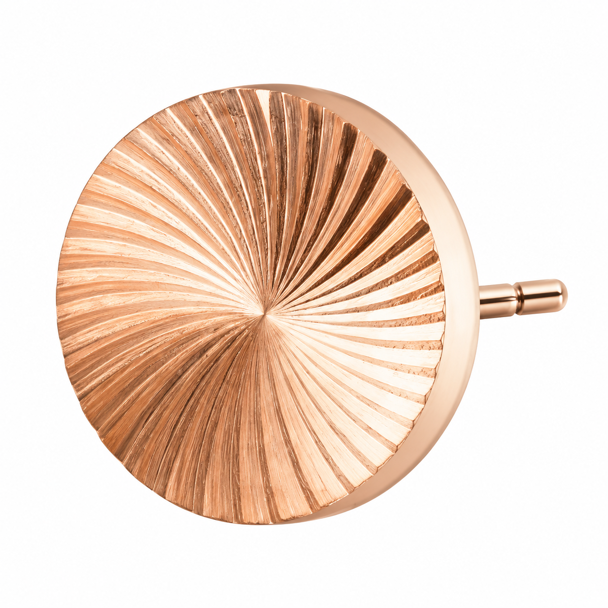 Round rose gold