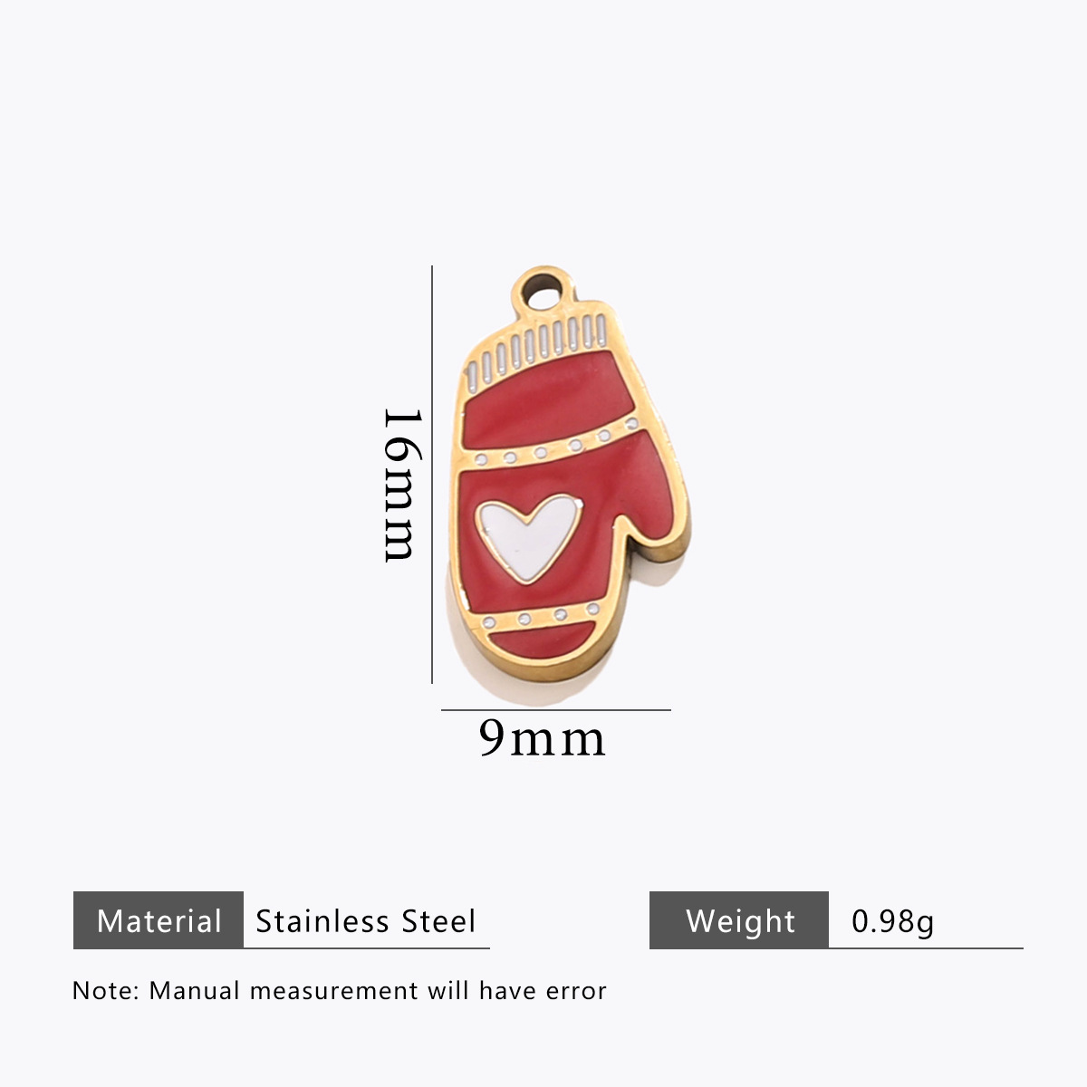 1:Christmas oil drop cut pendant-gold a