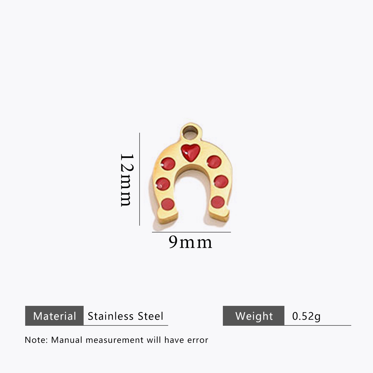 12:Christmas oil drop cut pendant-gold l