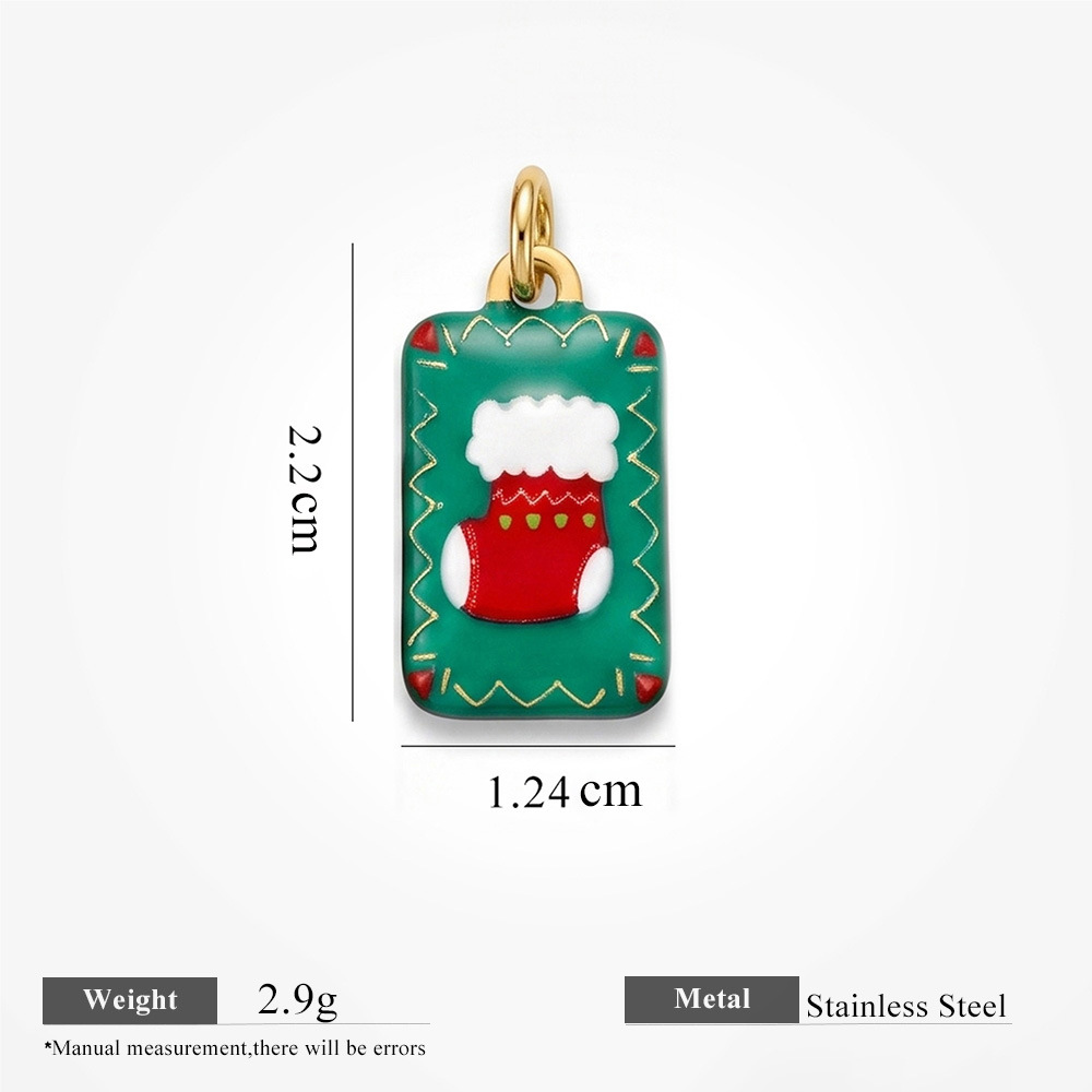 8:Rectangular sock pendant