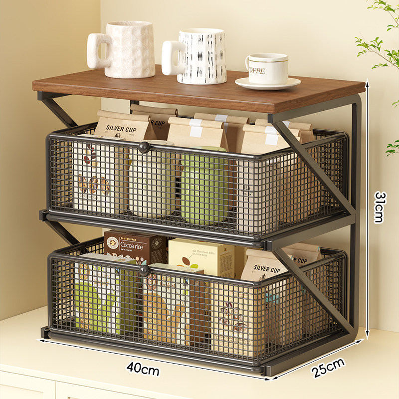 Black double layer large-teak model