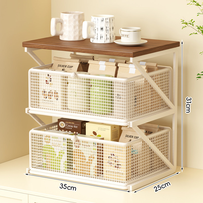 White double layer small teak model