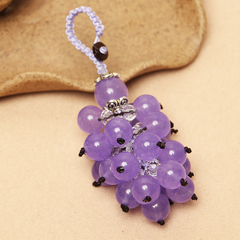 Purple Chalcedony Beads-Live Deduction