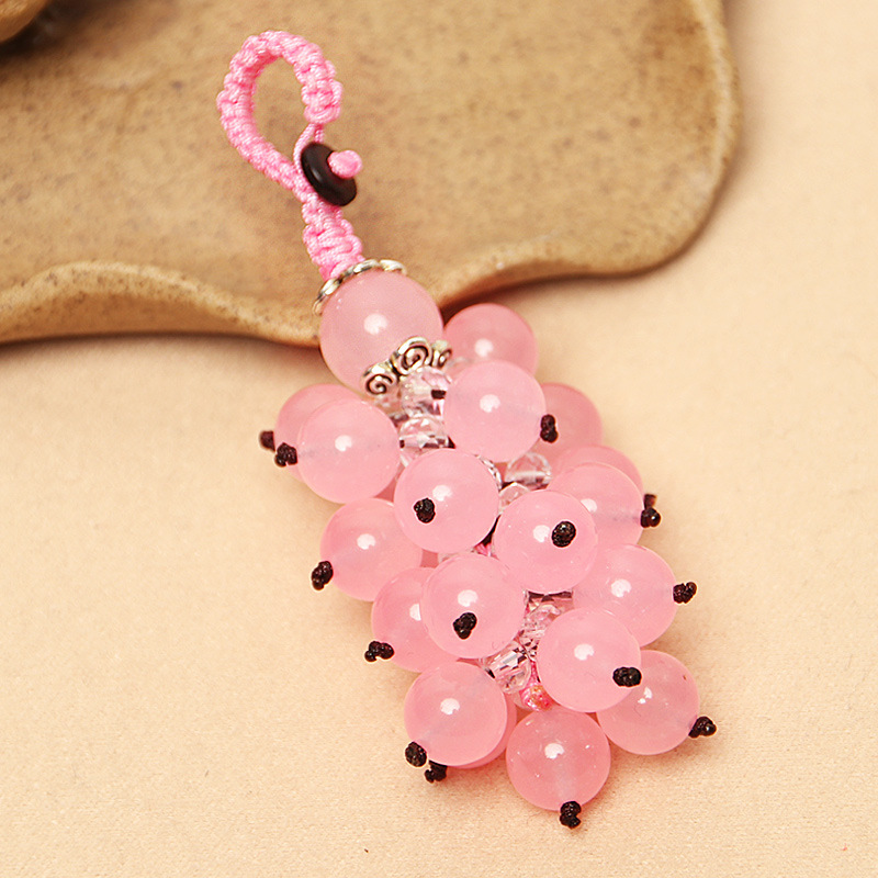 1:Pink Chalcedony Beads-Live Deduction
