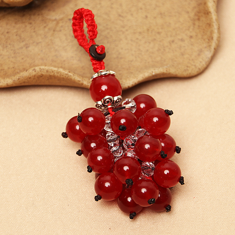 2:Red Chalcedony Beads-Live Deduction