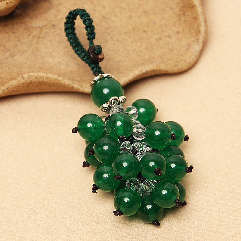 4:Green Chalcedony Beads-Live Deduction