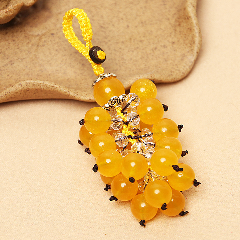 6:Yellow Chalcedony Beads-Live Deduction