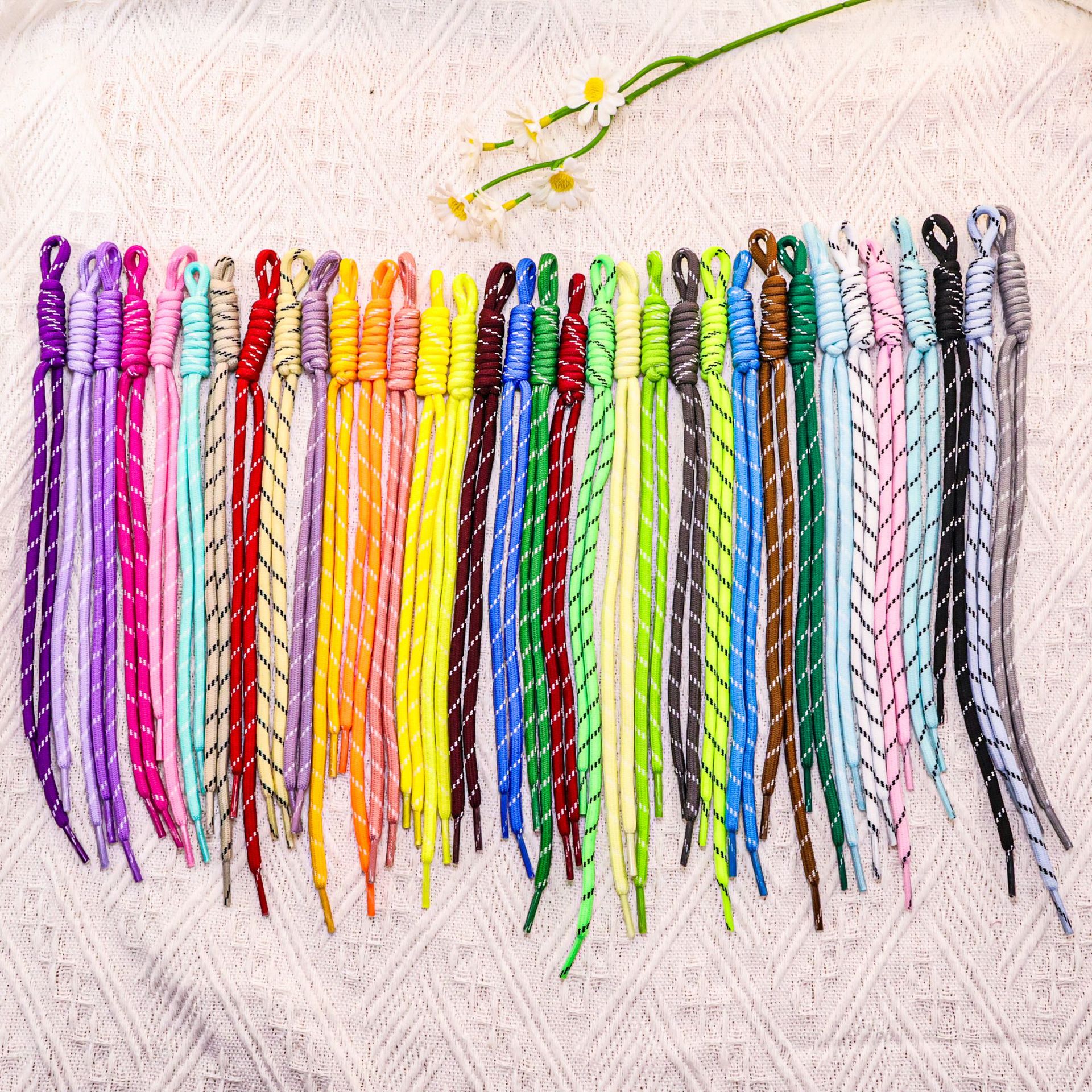 1:[Mixed Colors] Colorful Lace Double-Strand Cord