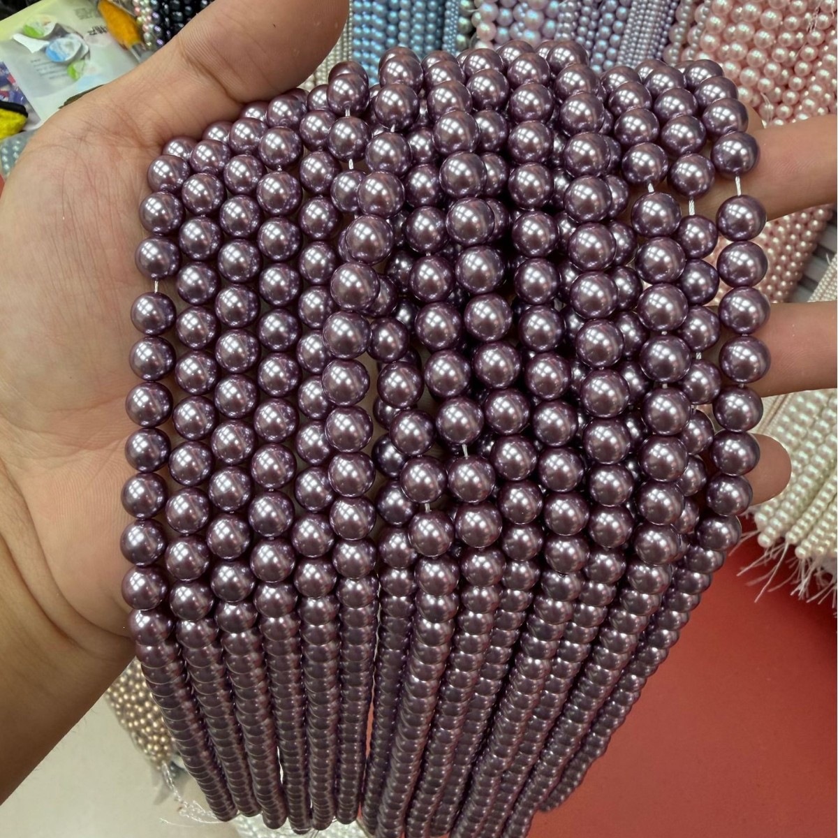 (Purple) 4mm/100pcs