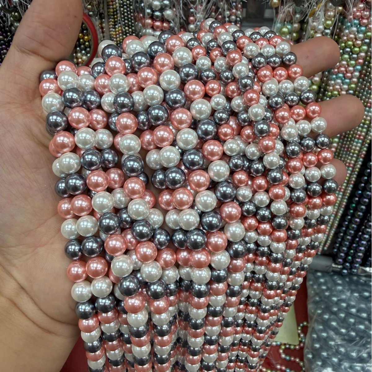 1:7A high-quality imitation Swarovski pearls (color 24)