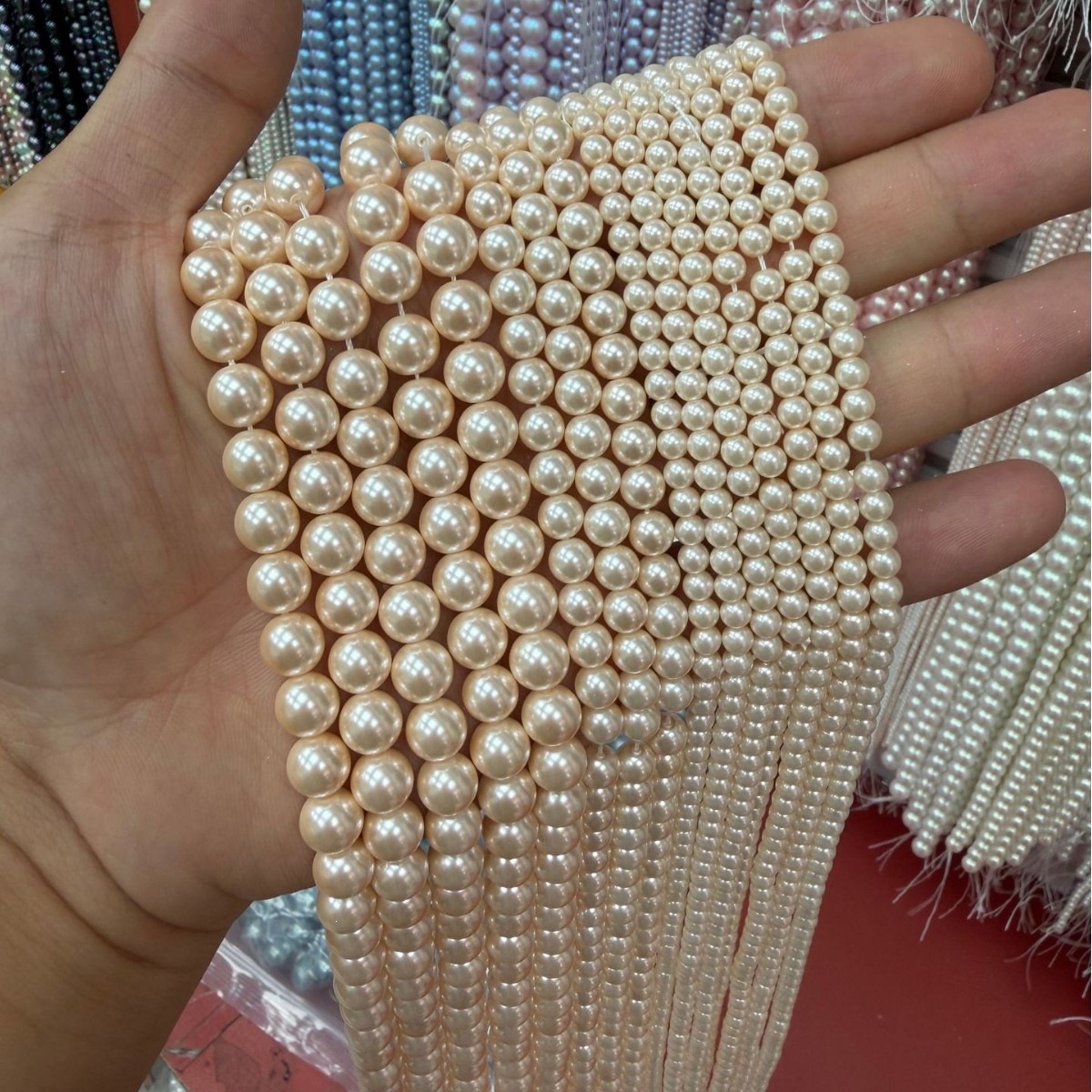 6:7A high-quality imitation Swarovski pearls (color 2)
