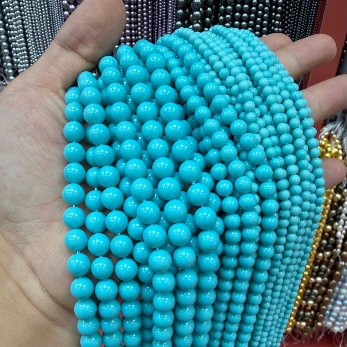 11:7A high-quality imitation Swarovski pearls (color 7)
