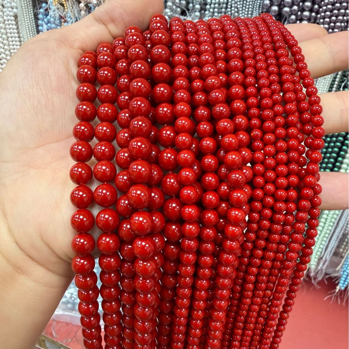 13:7A high-quality imitation Swarovski pearls (color 9)