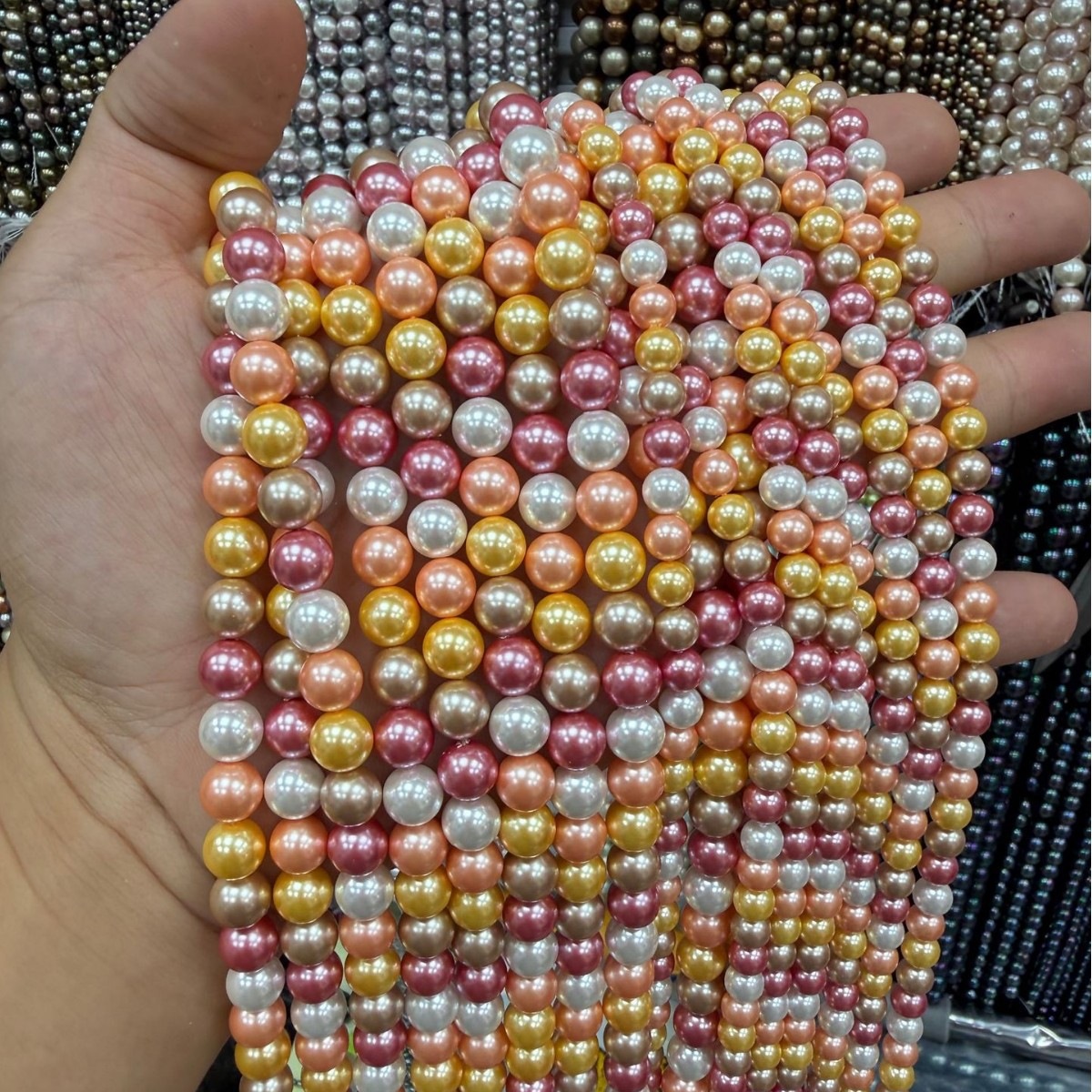31:7A high-quality imitation Swarovski pearls (Image color 28)