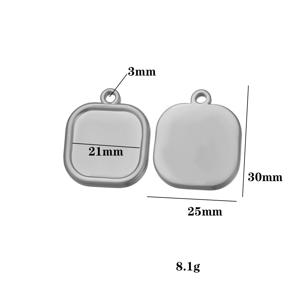 6:Steel-colored base – 21mm wide