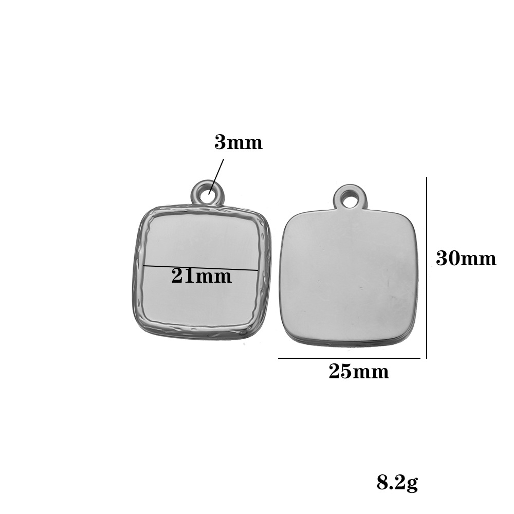 16:Steel-colored base plate A - 21mm wide