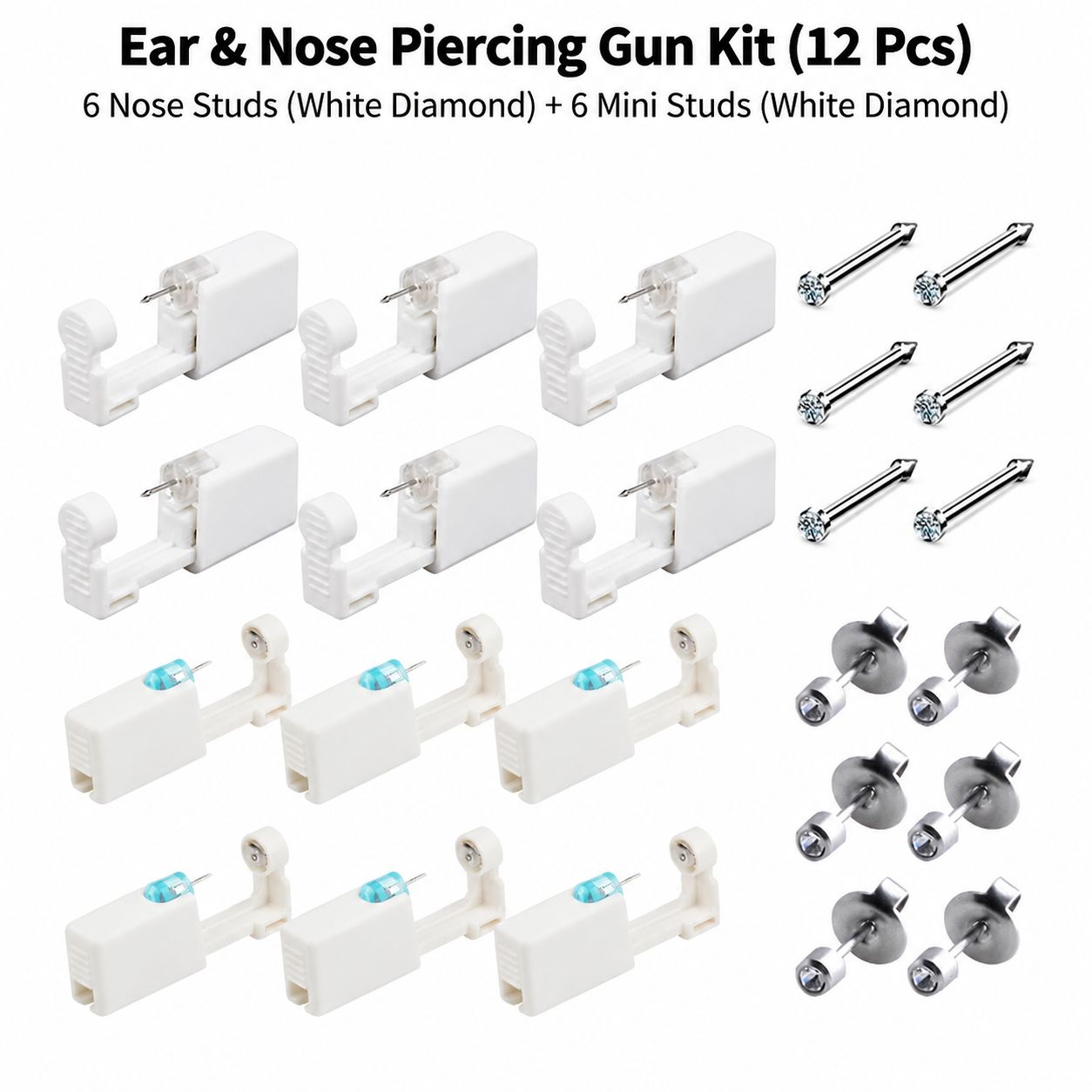 Second-generation punching Gun 12-piece set6 nose