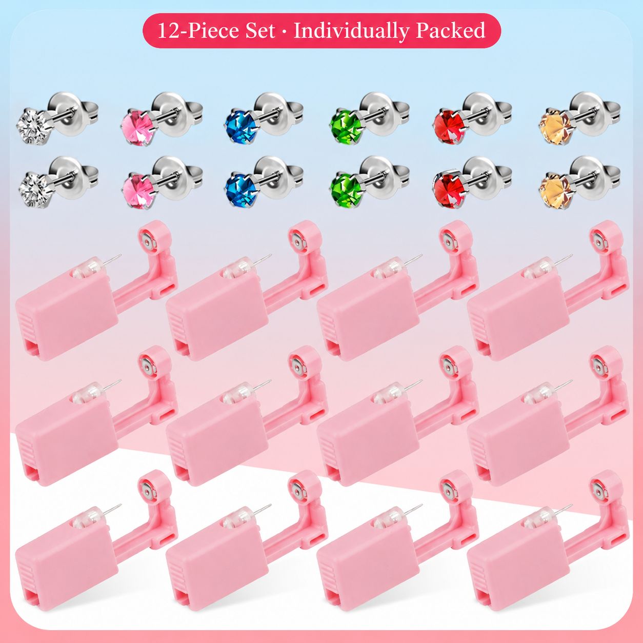 Second generation pink sterilized packaging crown