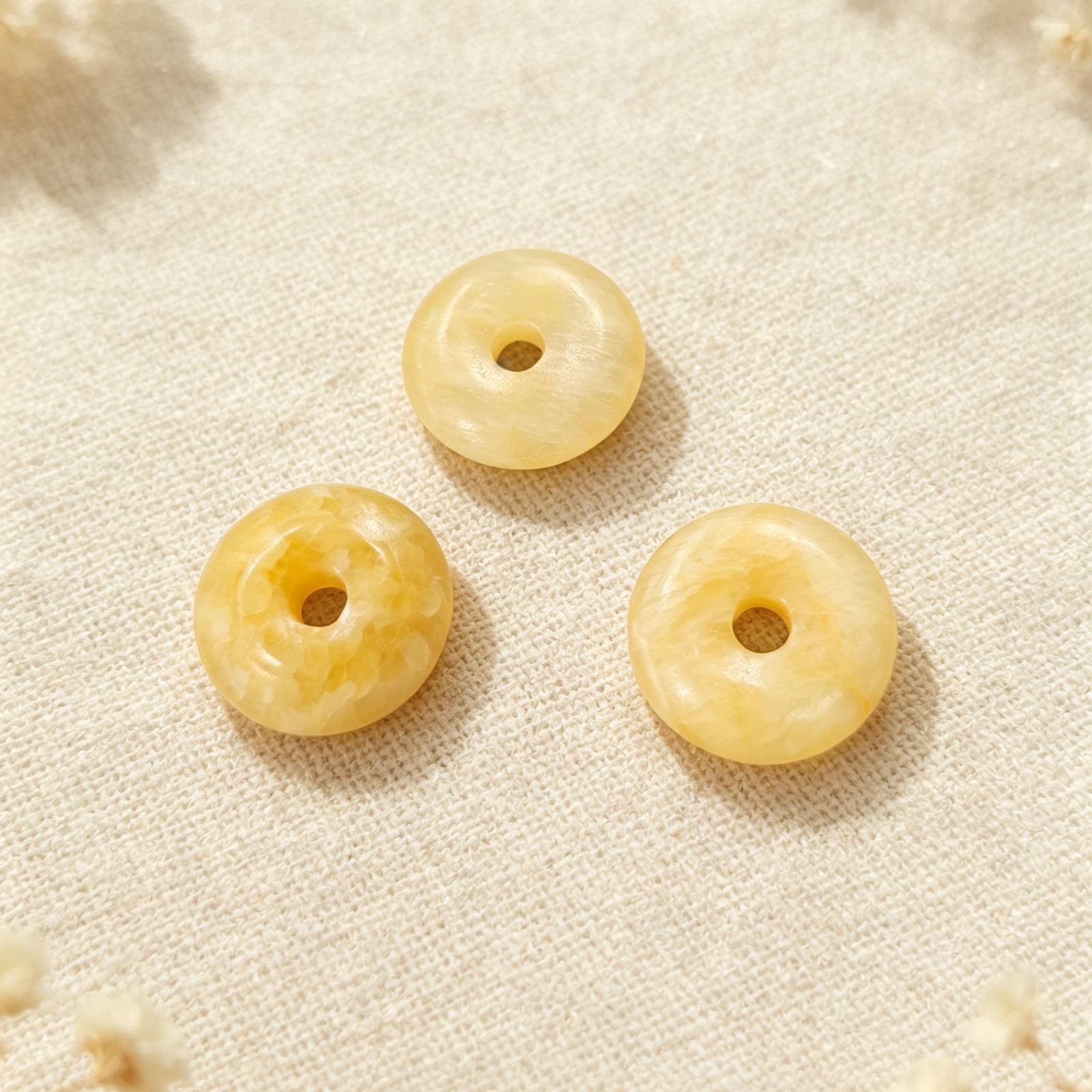 Pale Brown Jade 20mm