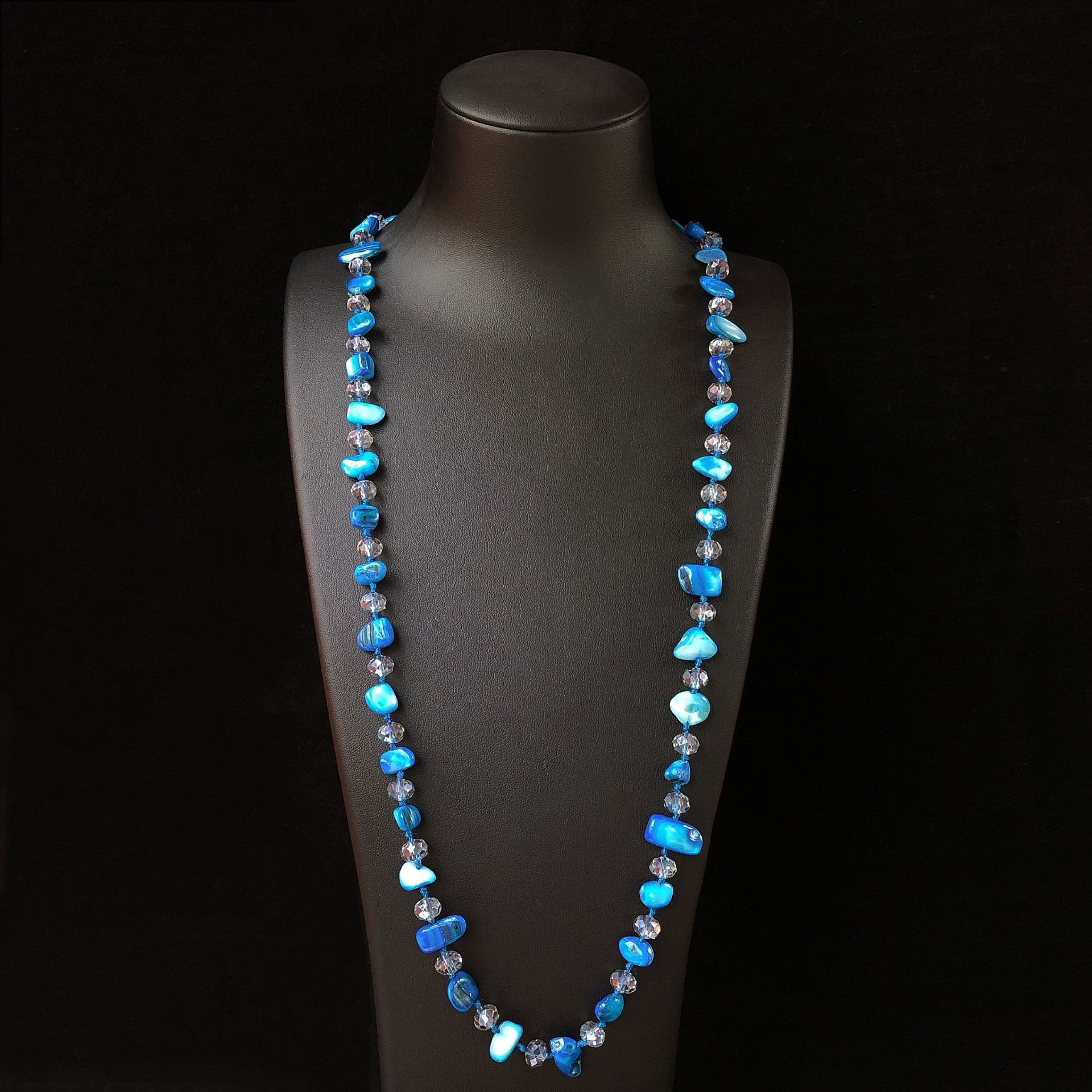 Peacock blue 80cm