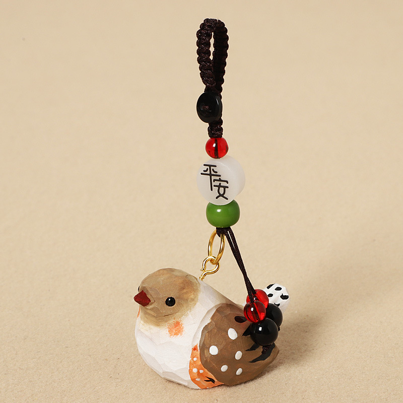 7:Wood carving small pearl bird-safe style