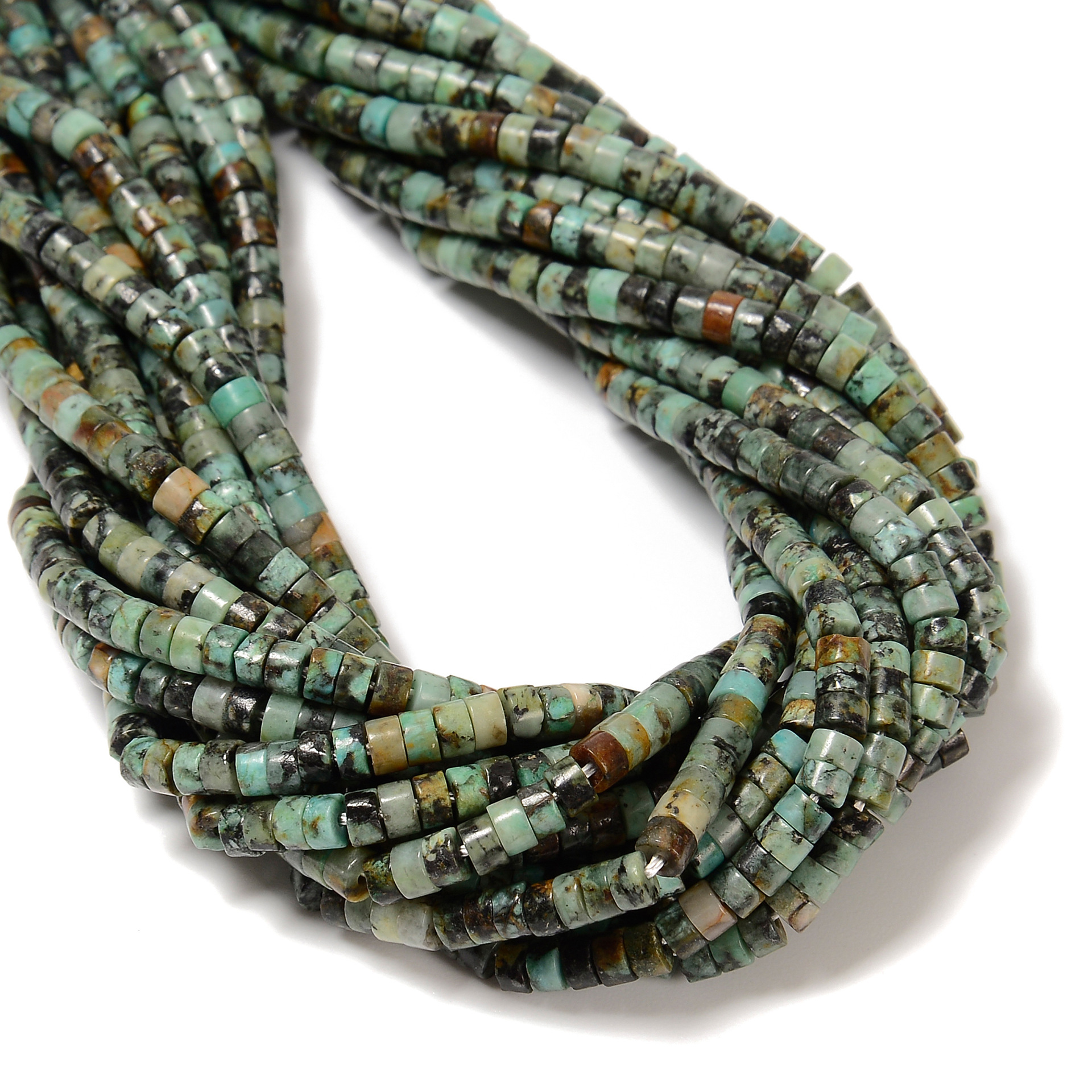 African Turquoise 2x4mm