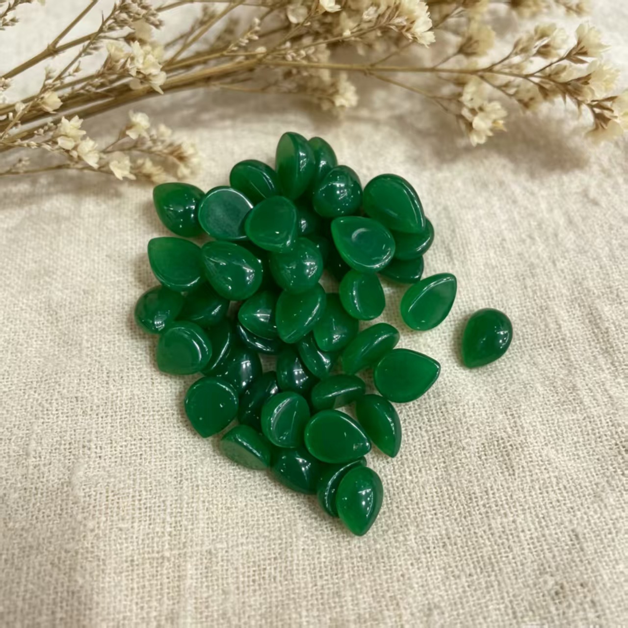 Green agate 8*10mm