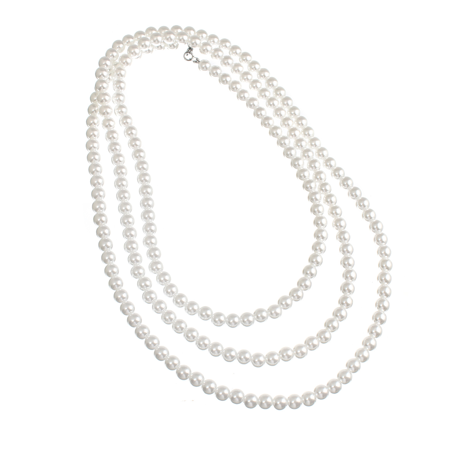 1:8mm Imitation Pearl 150cm Long Necklace