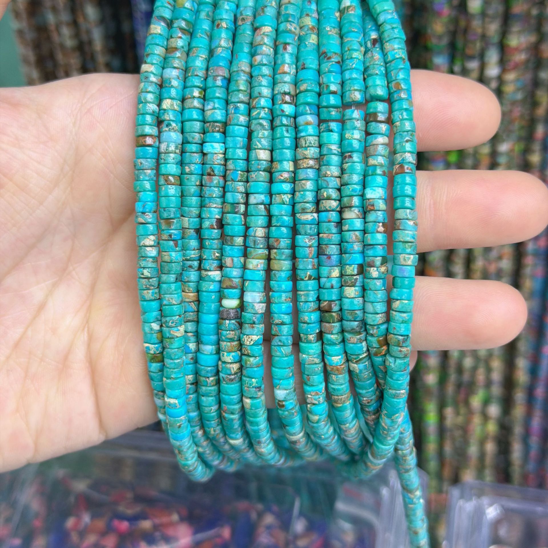 Turquoise blue 4*6MM