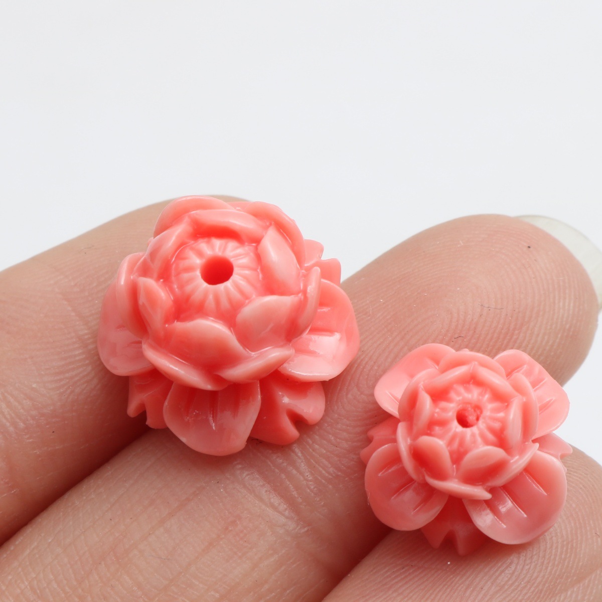 1:Watermelon red lotus stand 8*12mm