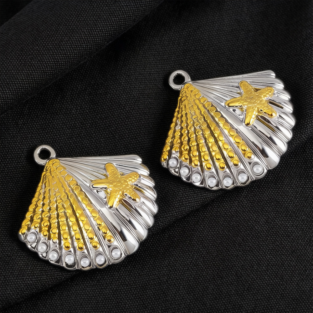 1:Starfish shell-25.5x25.8mm